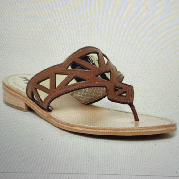 Sam Edelman sandals “Treva” gold brown sz 8.5” - Picture 1 of 12